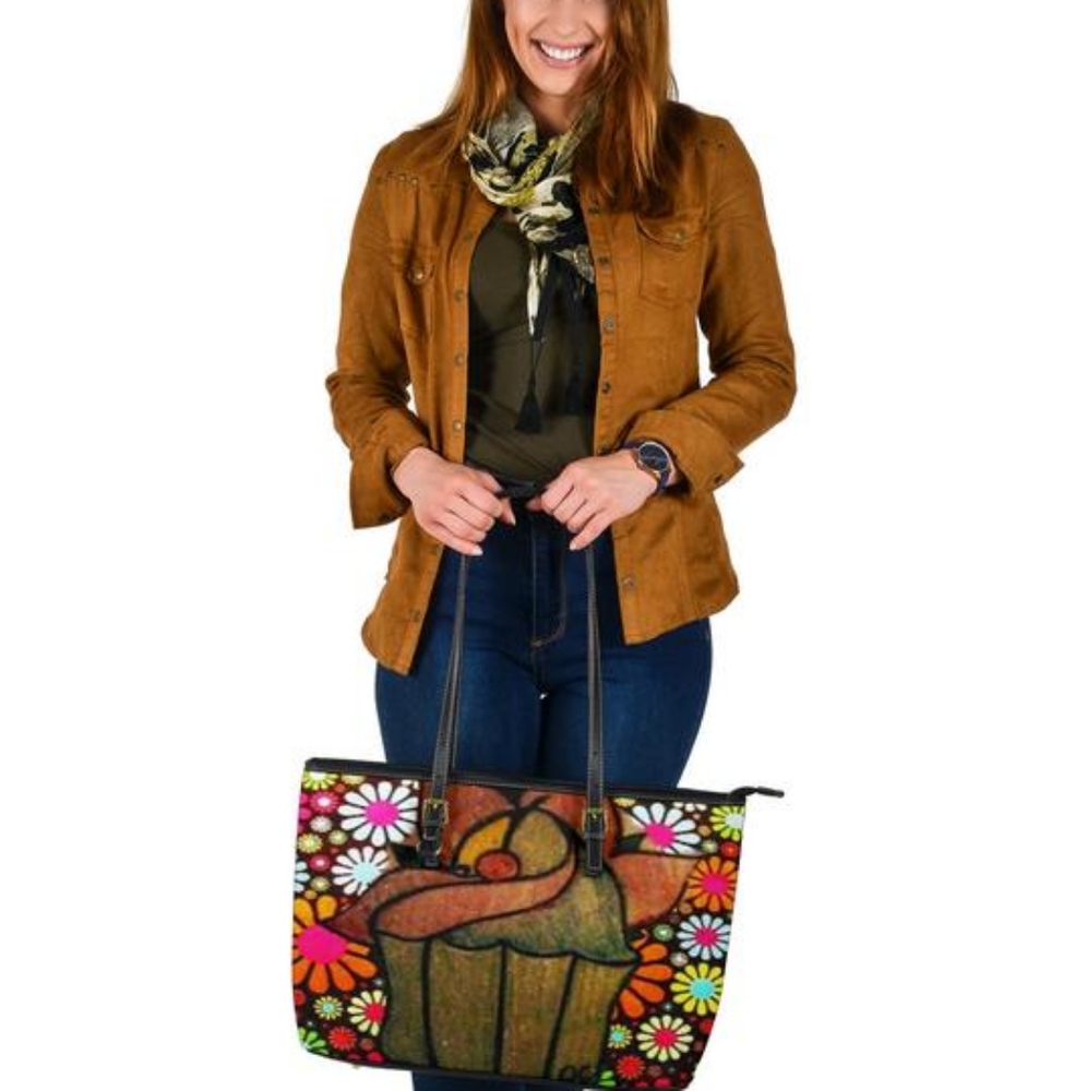 OC Large Leather Tote Bag